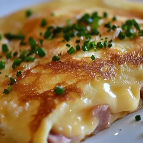 Crêpes jambon fromage